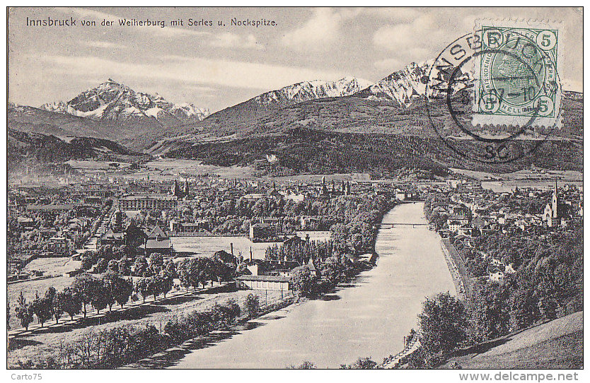 Autriche - Innsbruck Von Der Weiherburg - Postmarked 1907 - Innsbruck
