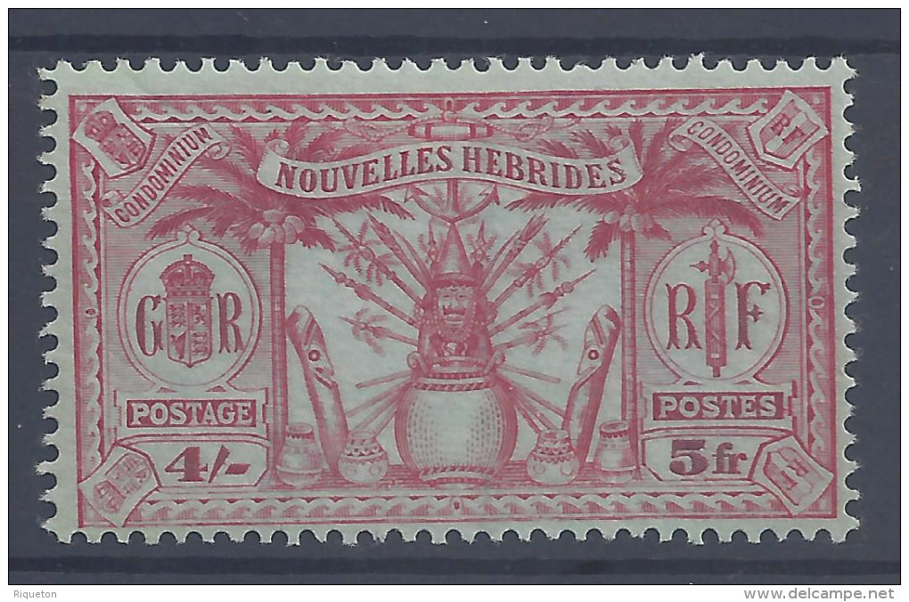 Nelles-HEBRIDES - 1925 - LEGENDE  FRANCAISE - N° 90 -  NEUF - X - TB - - Unused Stamps