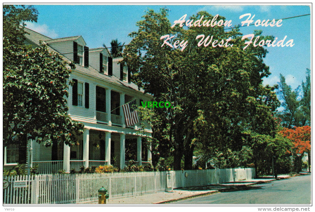 Carte Postale Ancienne De KEY WEST – AUDUBON HOUSE - Key West & The Keys