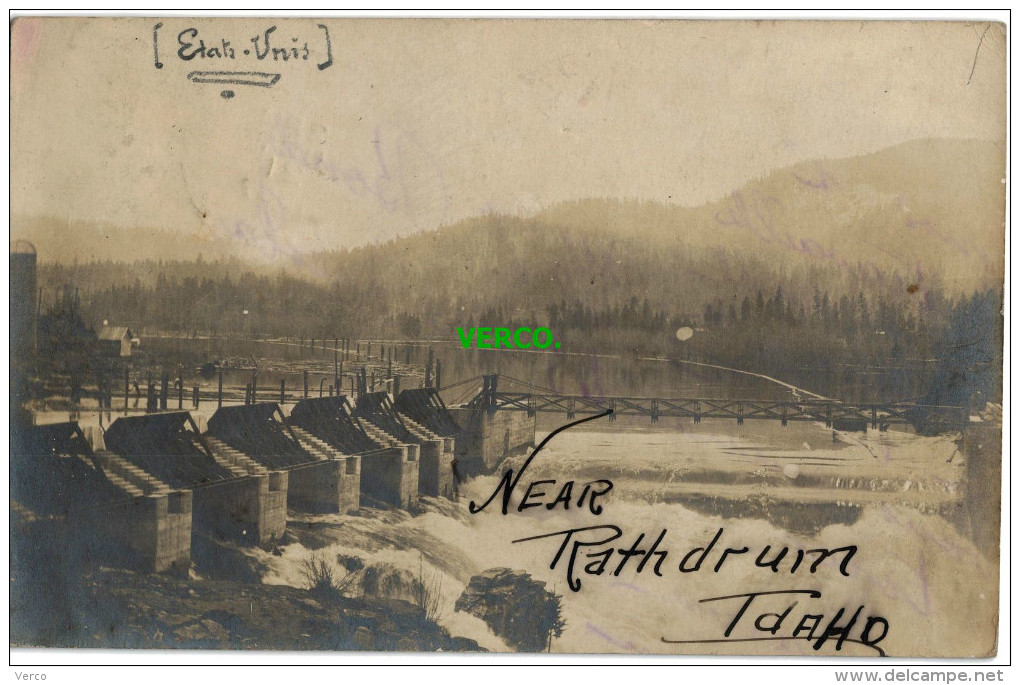 Carte Postale Ancienne De NEAR RATHDRUM, IDAHO - Autres & Non Classés