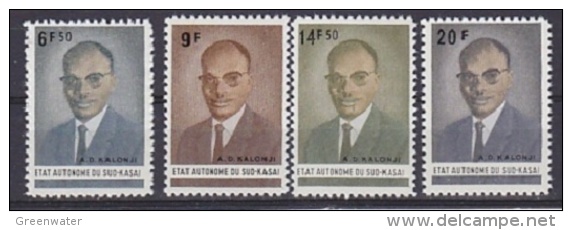 South Kasai 1961 Kalonji 4v ** Mnh (24491) - Zuid-Kasaï