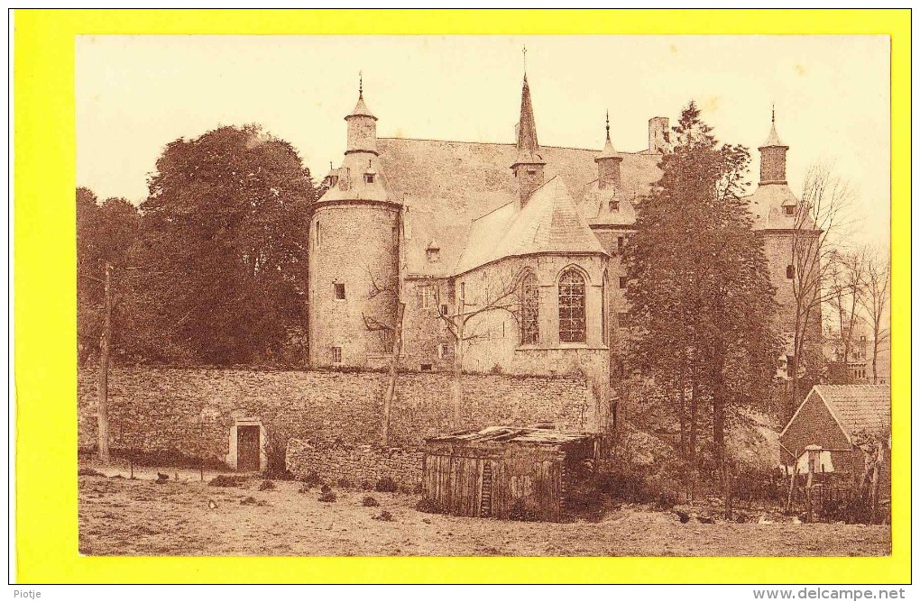 * Ecaussinnes Lalaing (Hainaut - La Wallonie - Charlerloi - Mons) * (Nels) Chateau, Kasteel, Chapelle Berceau, Rare - Ecaussinnes