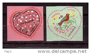 2005-N°3747B/3748B** SAINT VALENTIN.AUTOADHESIFS - Neufs