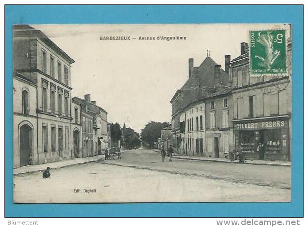 CPA Commerce GILBERT FRERES Avenue D'Angoulème BARBEZIEUX 16 - Andere & Zonder Classificatie