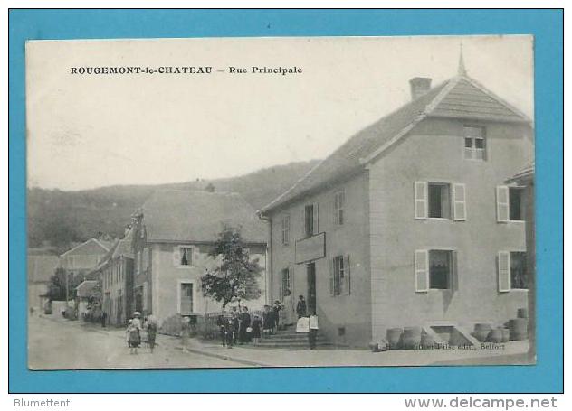 CPA Rue Principale ROUGEMONT-LE-CH$ATEAU 90 - Rougemont-le-Château