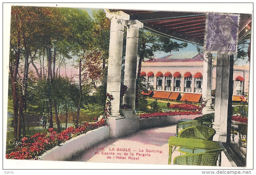 La Baule Les Bains Le Dancing  Du Casino Vu De La Pergola TTB - La Baule-Escoublac