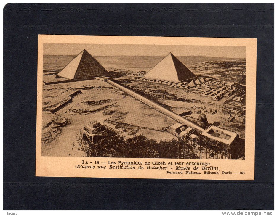 55406     Egitto,  Les  Pyramides De Gizeh Et  Leur  Entourage,   VGSB - Gizeh