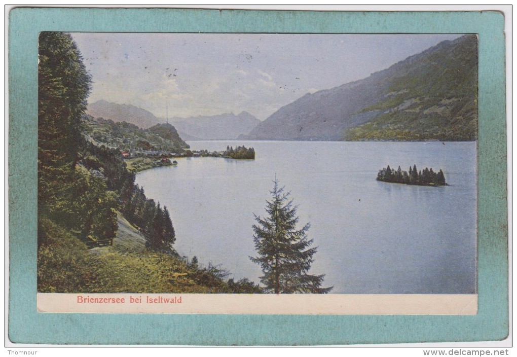 BRIENZERSEE  BEI  ISELTWALD  -  1908 - - Iseltwald