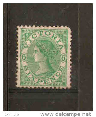 VICTORIA 1901  6d Emerald SG 380 Perf 12 X 12½ MOUNTED MINT Cat £12 - Ungebraucht