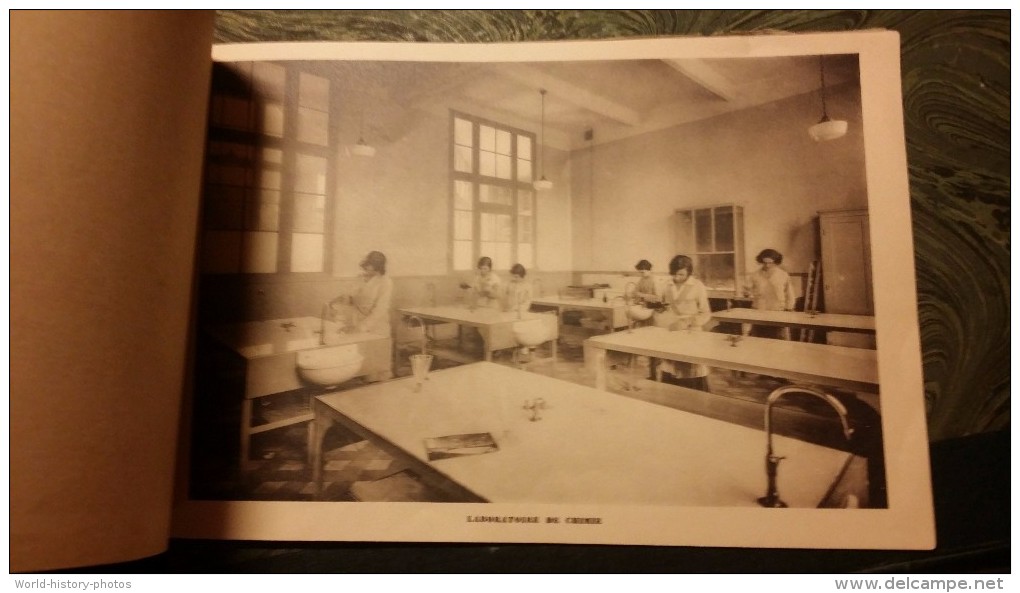 Album ancien de 10 clichés - SAINT MAUR des FOSSéS - Ecole Primaire Supérieure de Jeunes Filles - TOP RARE