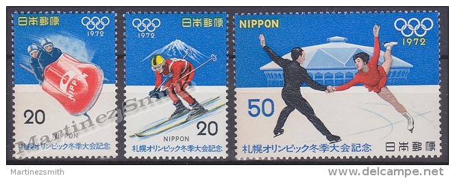 Japan - Japon 1971 Yvert 1038-40, Sapporo Winter Olympic Games - MNH - Neufs