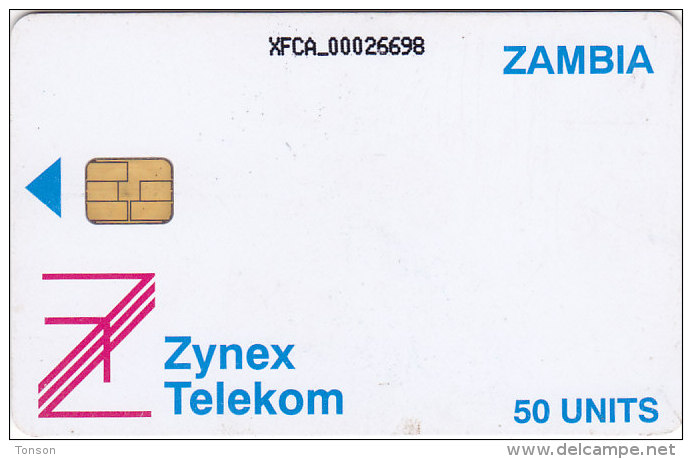 Zambia, ZAM-03, 50 Units, Definitive Card, 2 Scans. - Zambia