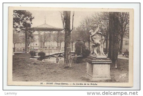 79 - NIORT - JARDIN DE LA BRECHE -  STATUE, PASSERELLE ET KIOSQUE - Estonia