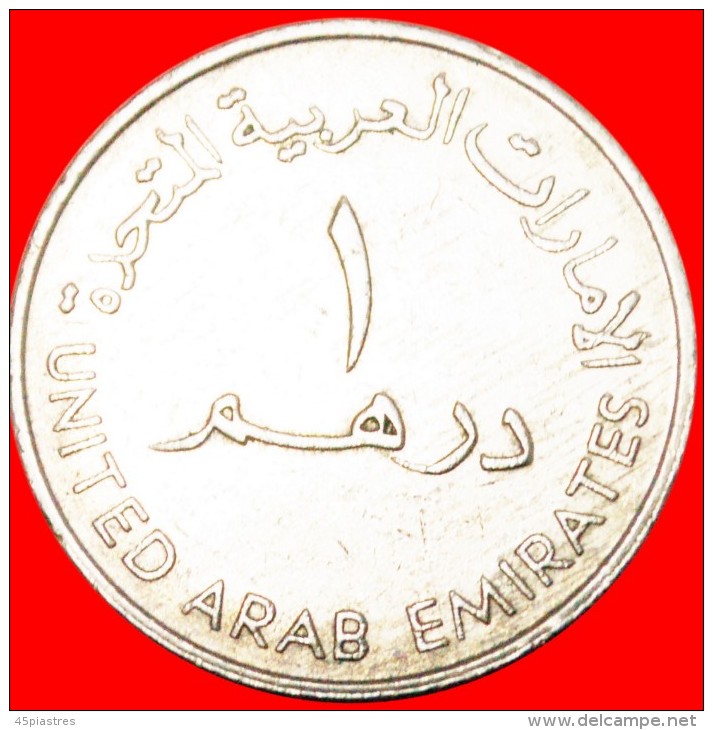 * GREAT BRITAIN (1973-1989): UNITED ARAB EMIRATES ★LARGE 1 DIRHAM 1409-1989 JUG! LOW START  NO RESERVE! - Emiratos Arabes