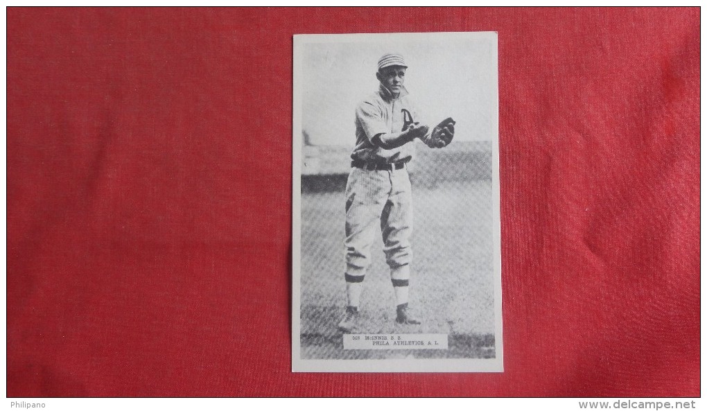 Baseball--  McInnis  S.S.  Phila Athletics A.L.  !974 TCMA Reprint ----------   -ref  1947 - Baseball