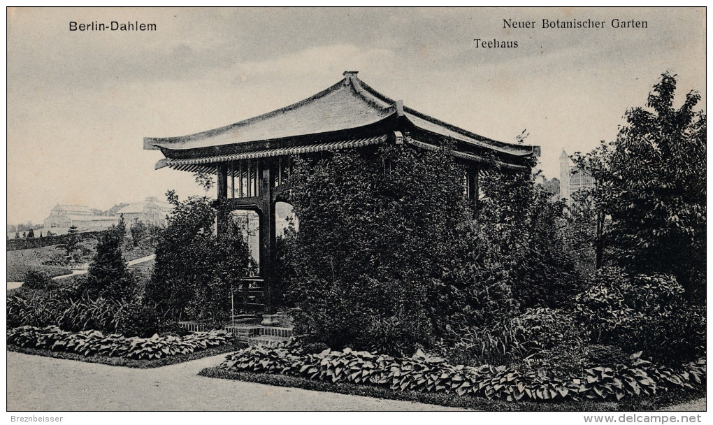 AK BERLIN - Dahlem- Neuer Botanischer Garten -Teehaus-  Karte Nicht Gebr. - Dahlem