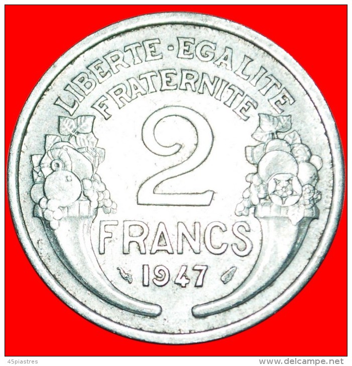 * CORNUCOPIAS: FRANCE ★ 2 FRANCS 1947! LOW START ★ NO RESERVE! - 2 Francs