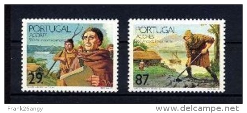 AZZORRE 1989, Settlement 450th Anniversary   Mi. 403/04 Serie Cpl. 2v.  Nuovi** Perfetti - Azores