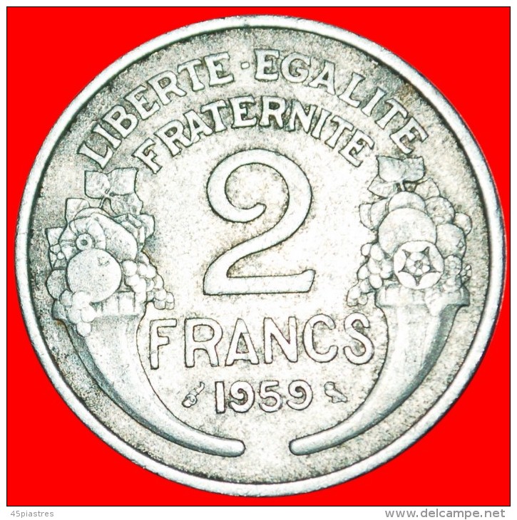 * CORNUCOPIAS: FRANCE ★ 2 FRANCS 1959! LOW START ★  NO RESERVE! - 2 Francs