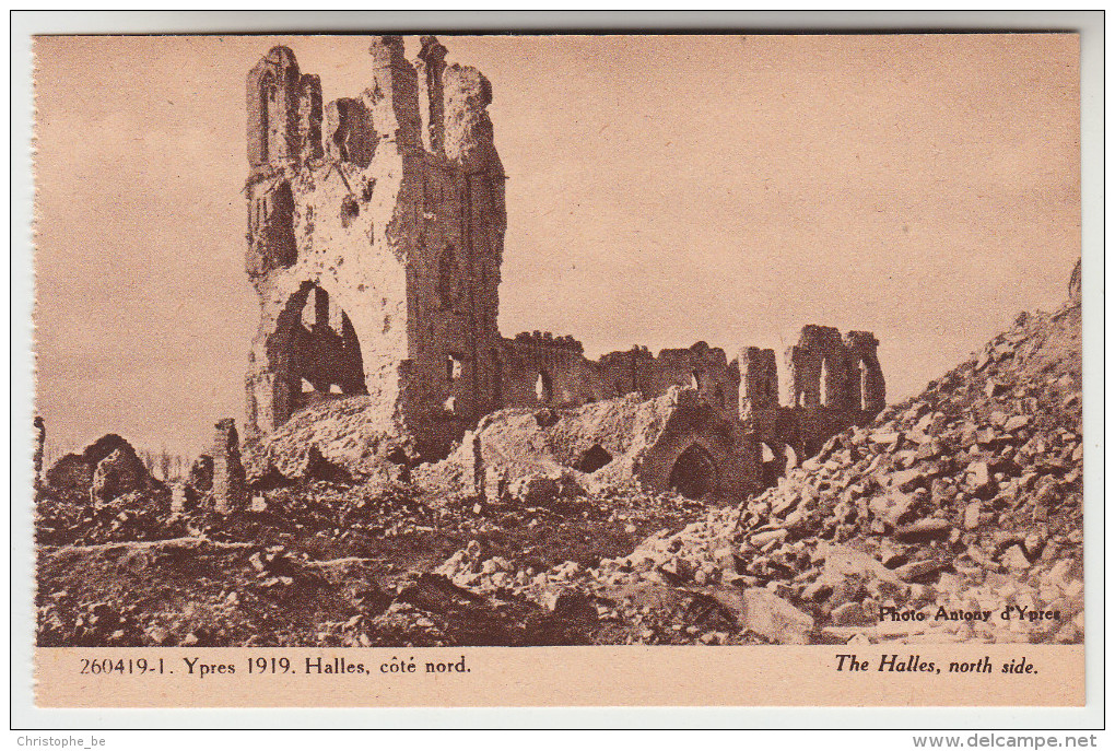 Ieper, Ypres 1919, Halles Côté Nord (pk22645) - Ieper