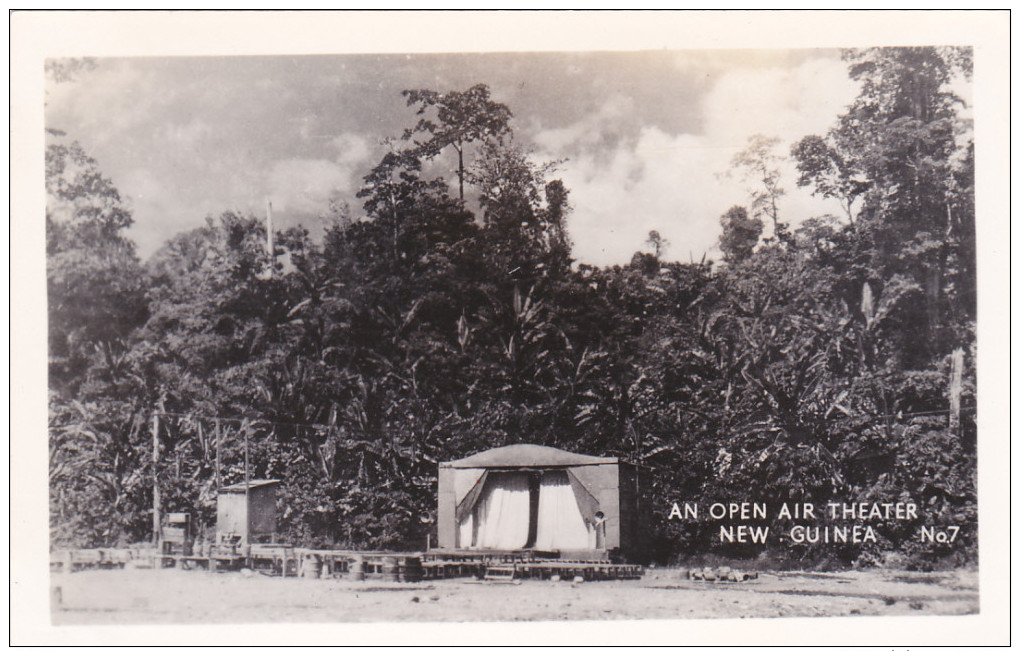 RP: NEW GUINEA , 1940s ; Open Air Theater - Papua New Guinea
