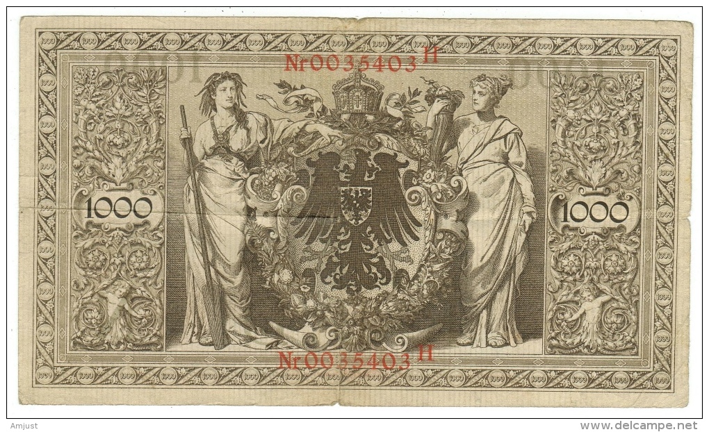 Allemagne // Deutschland // Billet 1000  Marks Type 1910 - 1000 Mark