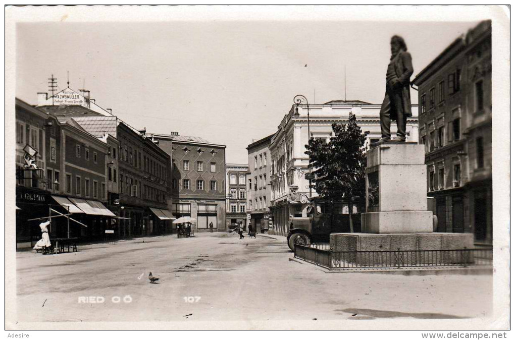 RIED (OÖ) - Hauptplatz, Gel.1940 - Ried Im Innkreis