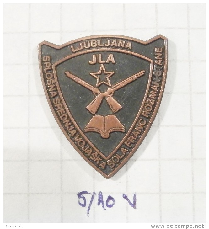 JLA ( JNA) General Military High School Ljubljana (Slovenia) ECOLE, ARMY OF YUGOSLAVIA - Militair & Leger