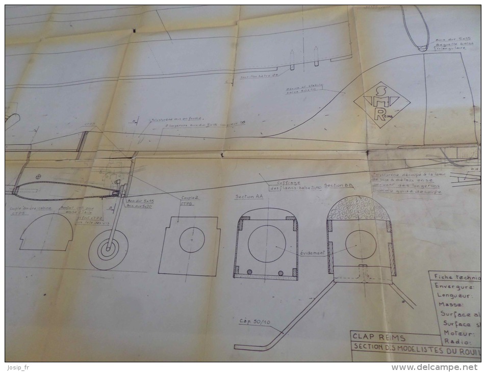 PLAN MODÈLE RÉDUIT AVION: MINI-MULTI (CLAP REIMS) - Aviones & Helicópteros