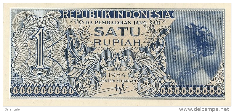 INDONESIA P.  72 1 R 1954 UNC - Indonésie