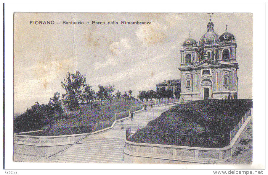 Fiorano, Santuario E Parco Della Rimembranza - F.p. - Anni 1920 - Modena