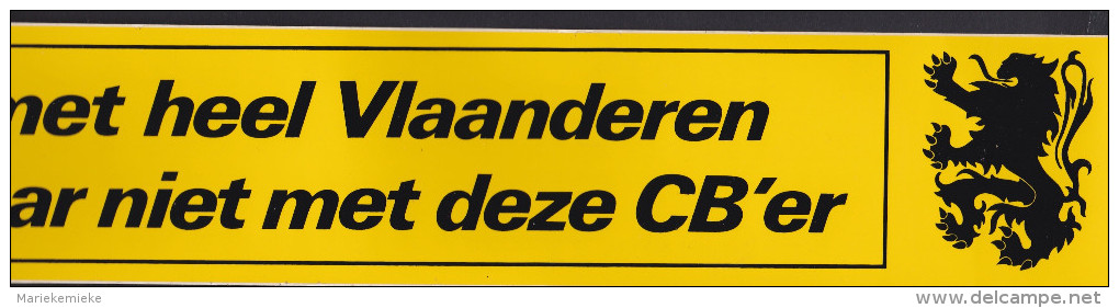 ZELFKLEVER LEEUW C.B./ STICKER LION C.B.  / AUTOCOLLANT LION C.B. - Other & Unclassified