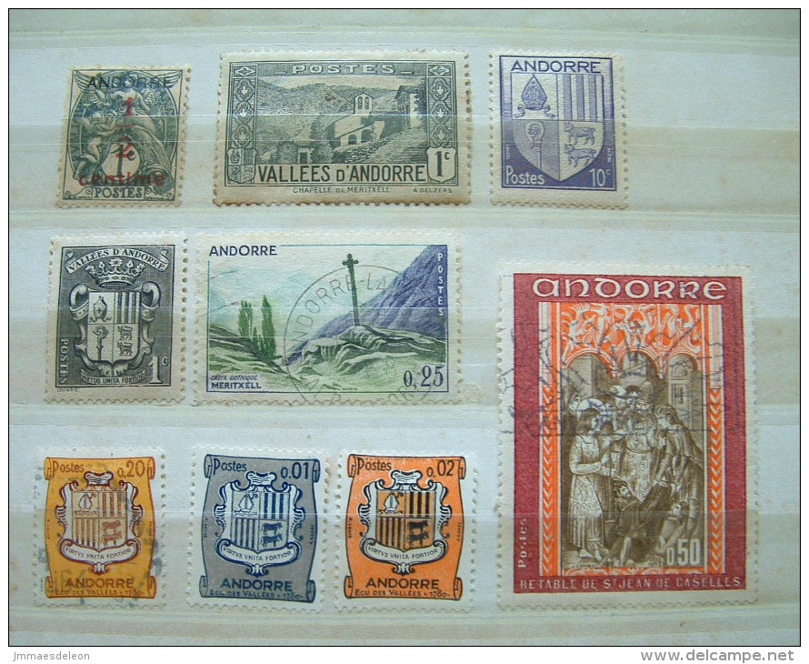 Andorra (french) 1931 - 1971 - Church Arms Cross St. John - Gebruikt