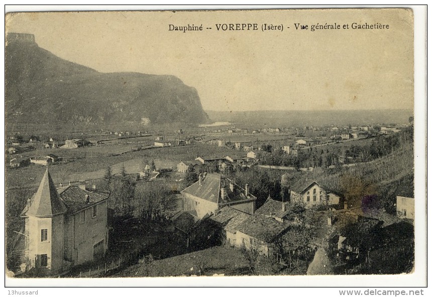 Carte Postale Ancienne Voreppe - Vue Générale Et Gachetière - Voreppe