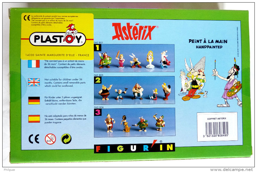 FIGURINE ASTERIX BOITE PLASTOY 1 1998 COMPLETE NEUVE - Asterix & Obelix