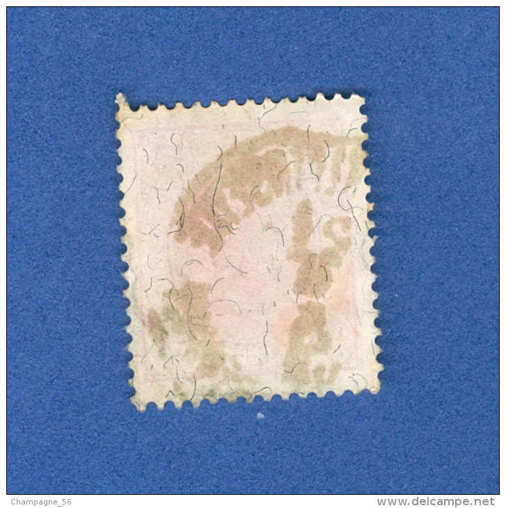 * 1890 - 96 N° 49 CHIFFRES NOIRS DENTELÉ 12 3/4 OBLITÉRÉ - Abarten & Kuriositäten