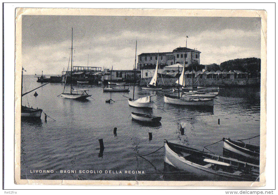 Livorno, Bagni Scoglio Della Regina - F.G. - Anni 1930 - Livorno