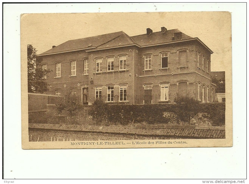 Montigny Le Tilleul Ecole Des Filles Du Centre - Montigny-le-Tilleul