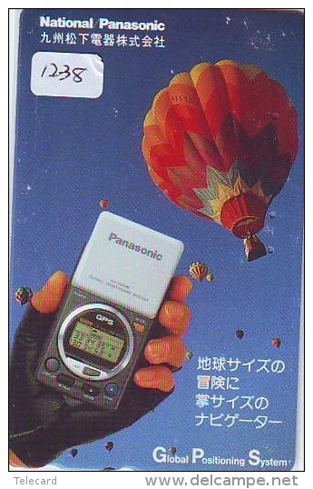 Telecarte  JAPON * Sport * MONTGOLFIERE (1238) * Hot Air Balloon * Ballon * Aerostato  * PHONECARD JAPAN * - Sport