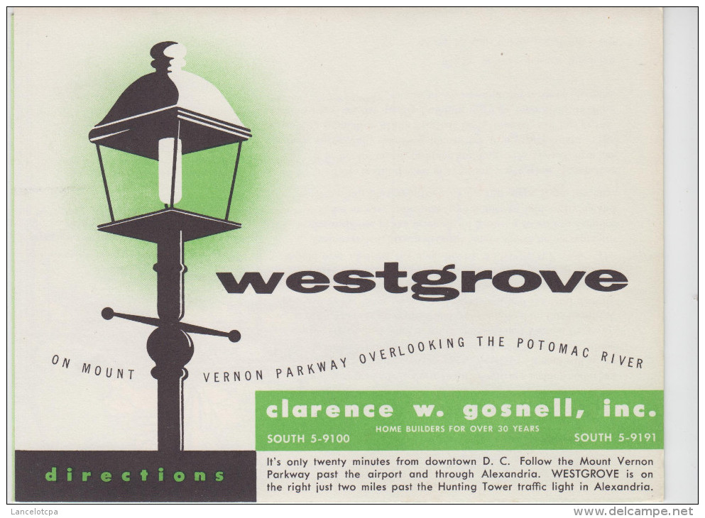 PUBLICITE / 1960 WESTGROVE - HOME - Architectuur/ Design