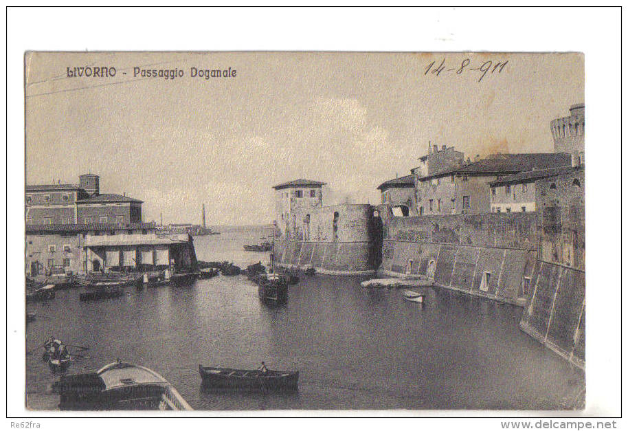 Livorno, Passaggio Doganale - F.p. - Anni 1910 - Livorno