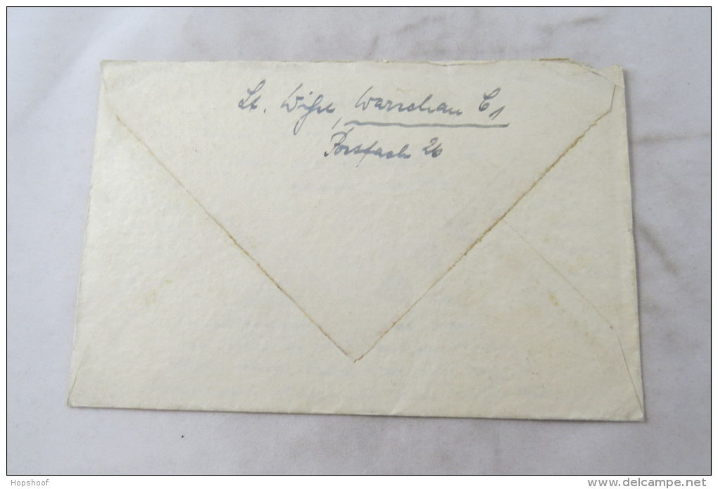 Cover Poland Polska Censor Zensur Briefstempel Feldpost Field Post Warschau 1912 - Sonstige & Ohne Zuordnung