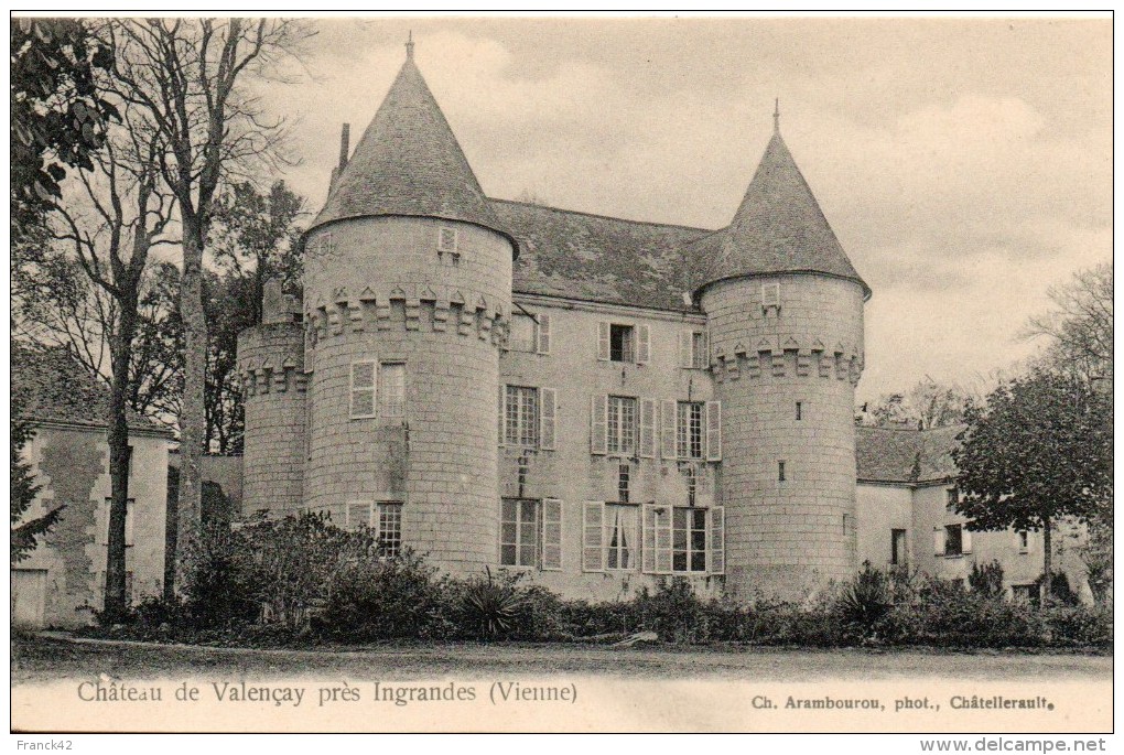 86. Chateau De Valençay Près Ingrandes - Ingrandes