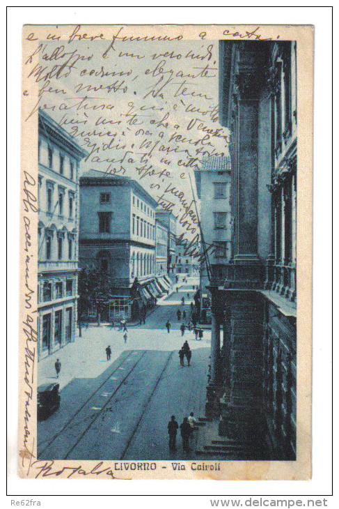 Livorno, Via Cairoli - F.p. - Anni 1920/1930 - Livorno
