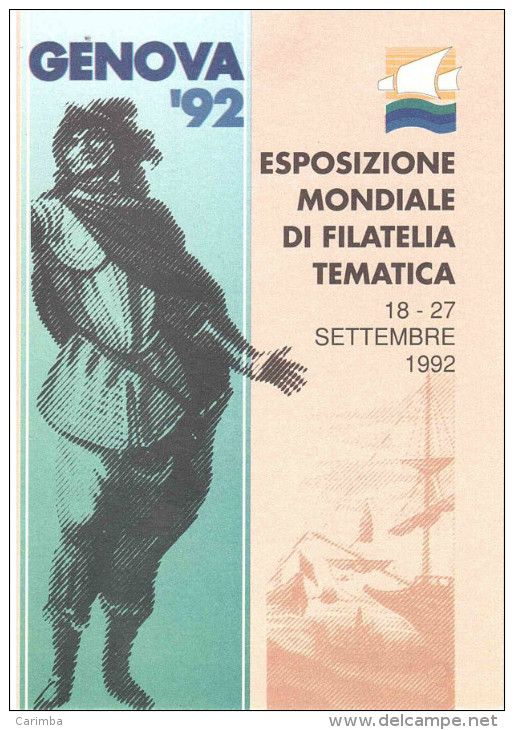 ESPOSIZIONE MONDIALE DI FILATELIA TEMATICA GENOVA 1992 - Exhibitions