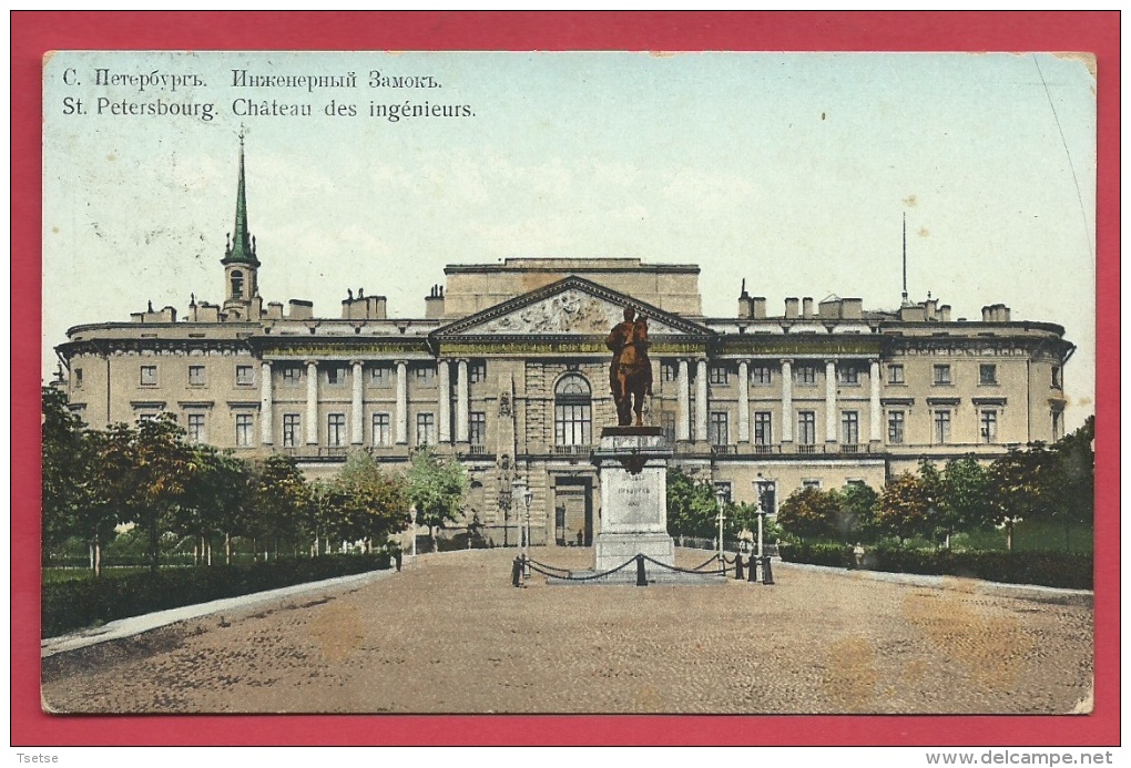 Russian / Russie - St. Pétersbourg - Château Des Ingénieurs - 1911 ( See Always Reverse ) - Russie