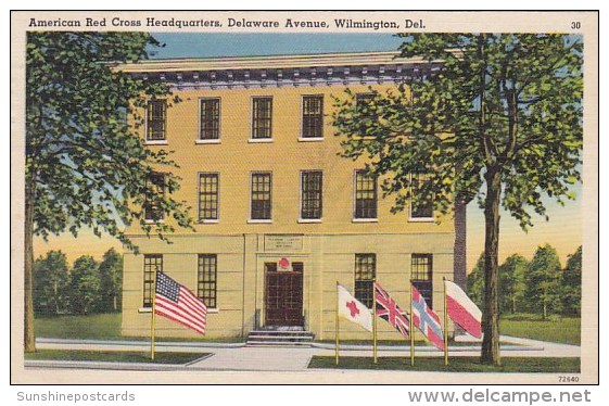 American Red Cross Headquarters Delaware Avenue Wilmington Delaware 1943 - Wilmington