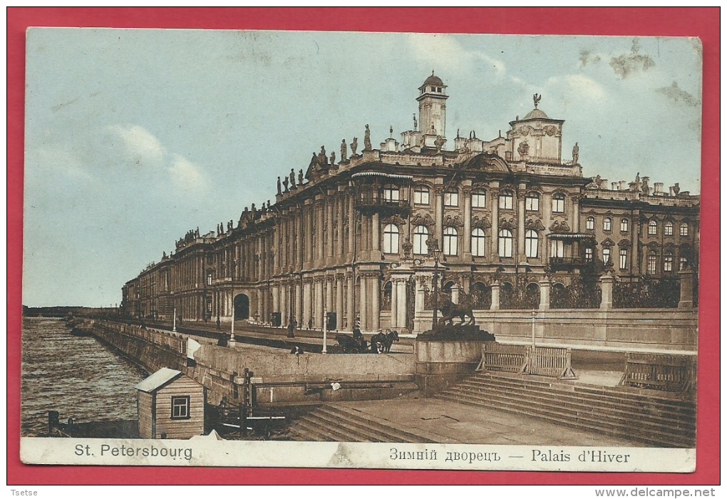 Russian / Russie - St. Pétersbourg - Palais D´Hiver - 1911 ( See Always Reverse ) - Russie