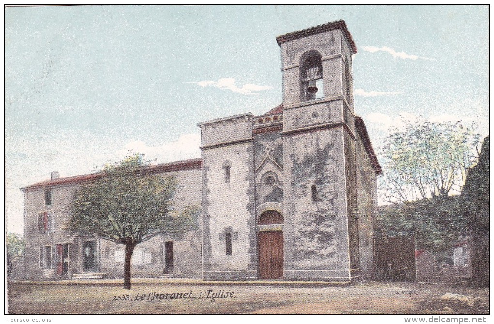 CPA 83 @ LE THORONET Vers 1906 @ L'Eglise - Autres & Non Classés