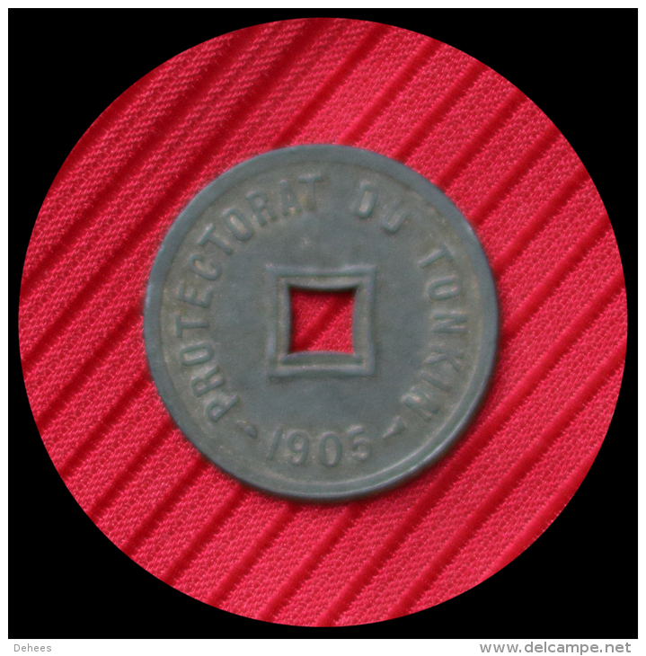 1/600 Piastre Protectorat Du Tonkin 1905 - Other & Unclassified